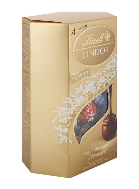 

Lindt Lindor Milk Chocolate Assorted With Melting Filling - 200g