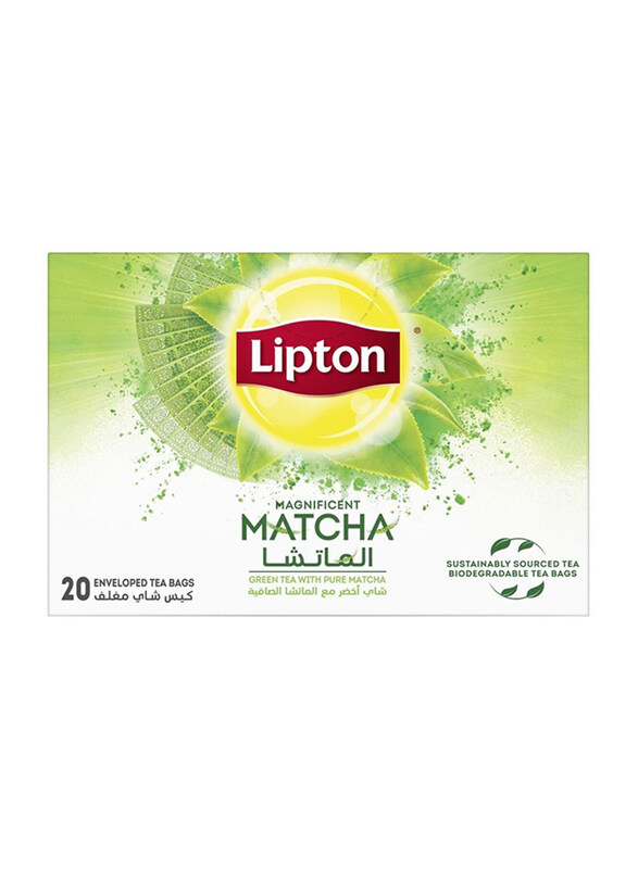 

Lipton Matcha Green Tea, 20 Tea Bags, 1.5g