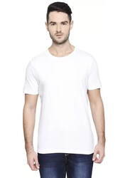 Beford Men's T-Shirt U-Neck, White, 4015, XXL