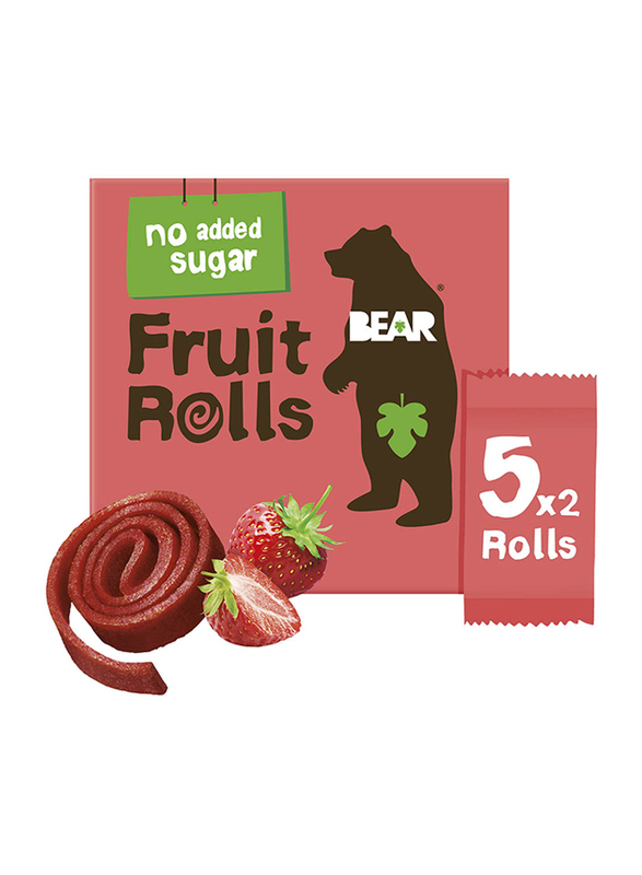Bear Yoyo Strawberry Fruit Rolls, 5 x 20g