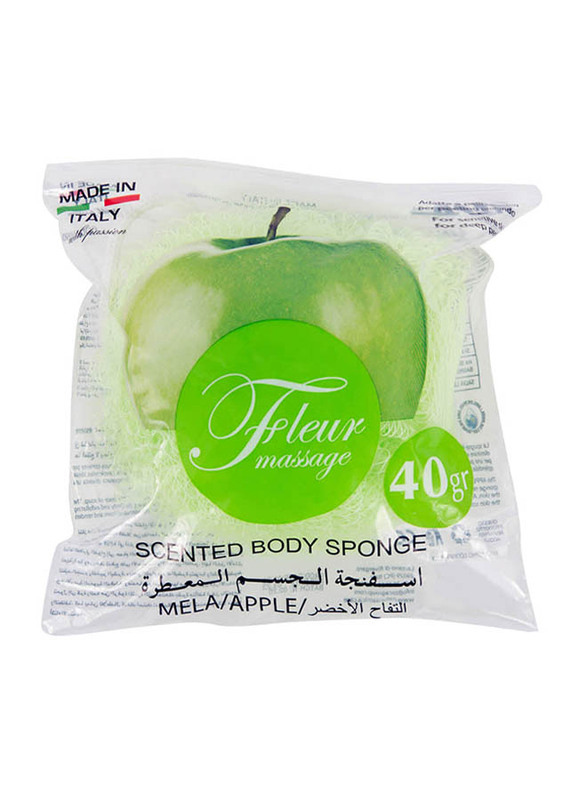 Zeca Fleur Apple Scented Body Sponge, 40gm