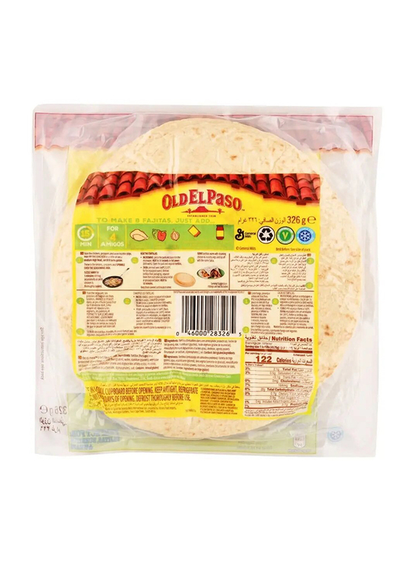 Old El Paso Tortillas Flour, 326g