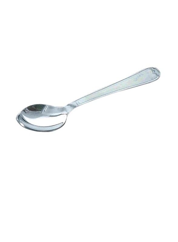

Crystal Stainless Steel Tea Spoon, 6 Pieces, Silver