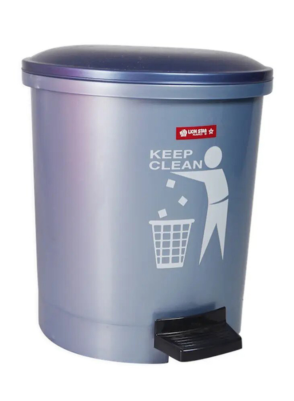 Lion Star C-12 Round Step On Dustbin - 5 L