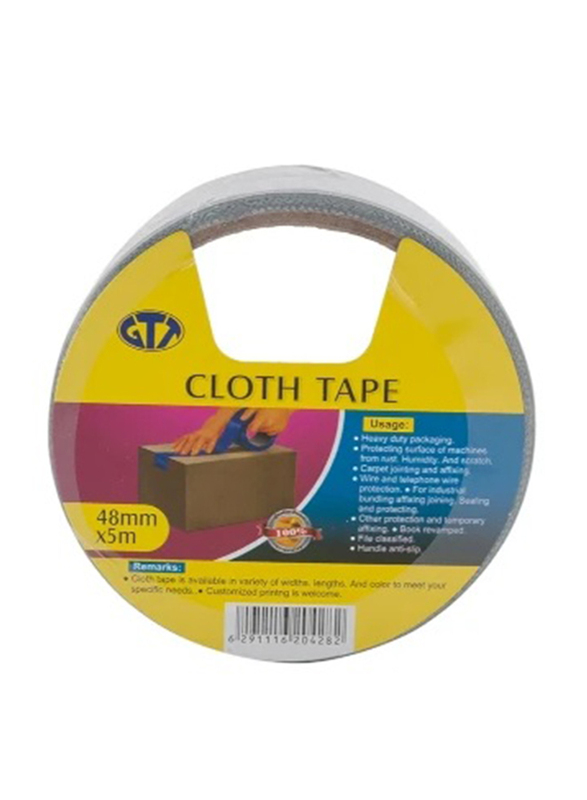 GTT Cloth Tape, Grey, 5 M x 48 mm