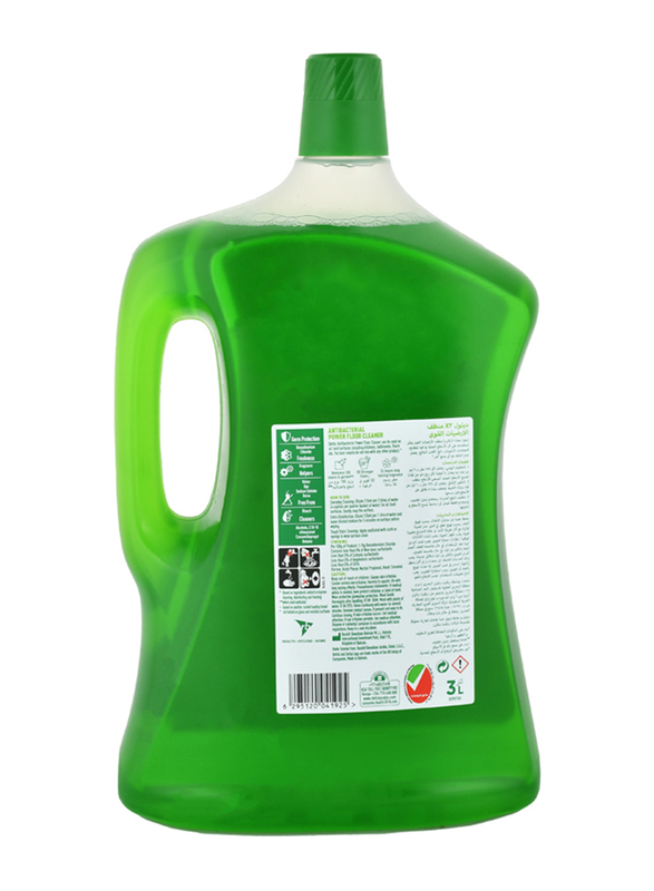 Dettol Power Green Apple Antibacterial Floor Cleaner, 3 Liters