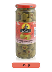 Figaro Green Olives with Pimento Paste, 450g