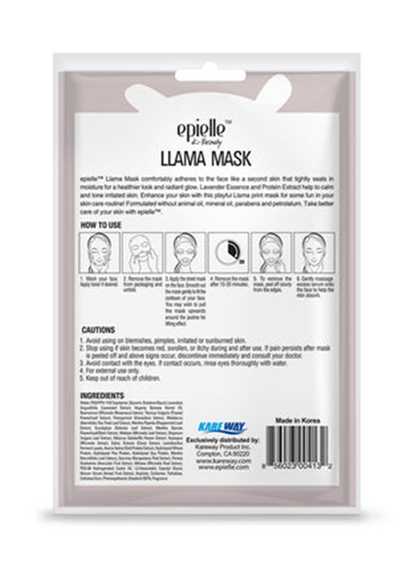 Epielle Llama Character Mask, 1 Mask