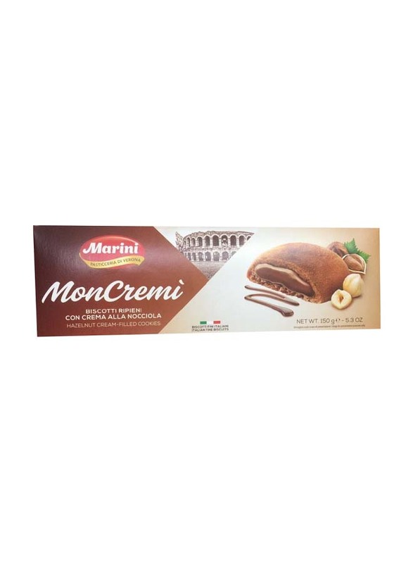 Marini Cookies Filled with Hazelnut Cream, 150gm