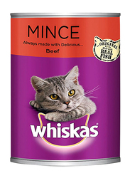 Whiskas Tasty Mince Beef Wet Cat Food, 400 grams