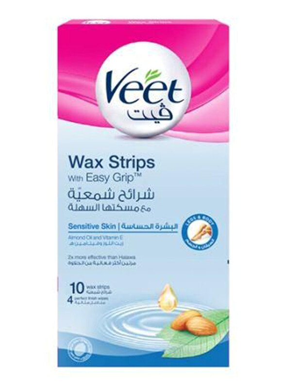

Veet Wax Strips For Sensitive Skin, 20 Pieces