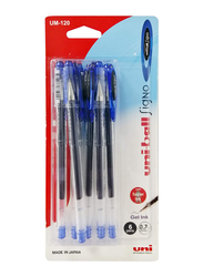 Uniball 6-Piece Signo Gel Pen, 0.7mm, Blue