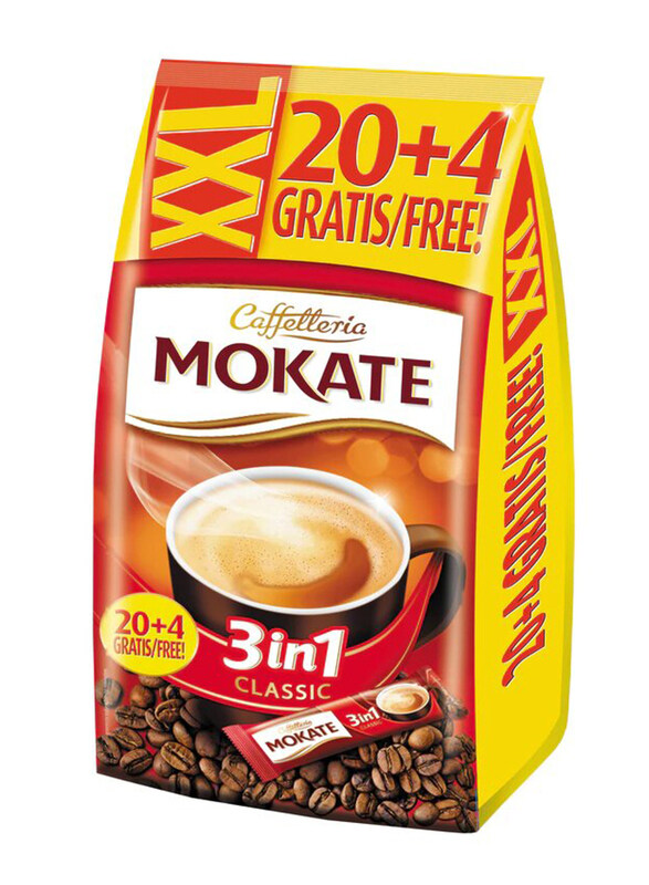 

Mokate 3-in-1 Classic Instant Coffee Mix, 24 x 17g
