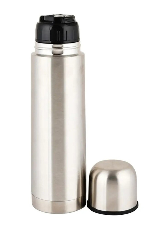 Milton 500ml Thermosteel Vacuum Insulated Bottle, Silver/Black