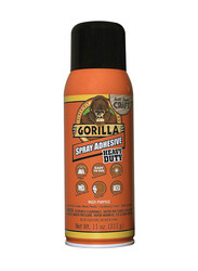 Gorilla Spray Adhesive, 11oz, Multicolour