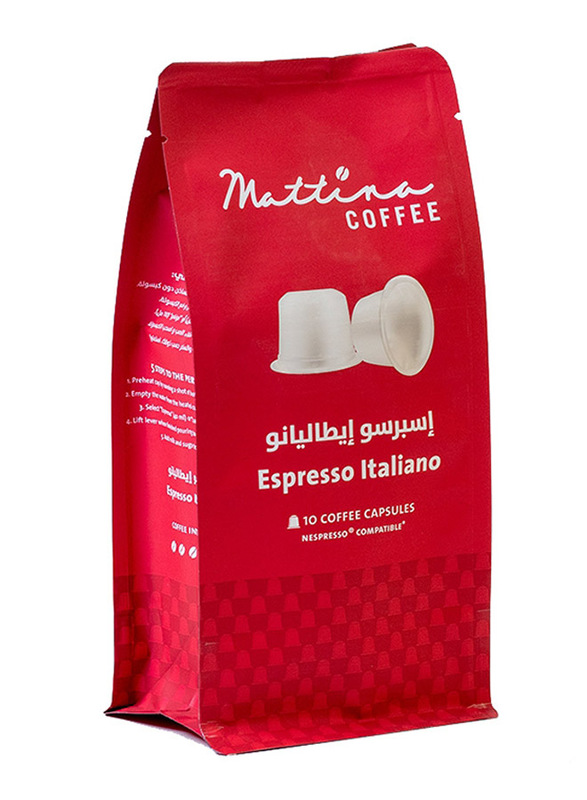 Mattina Coffee Capsule Espresso Italiano - 10 Capsules