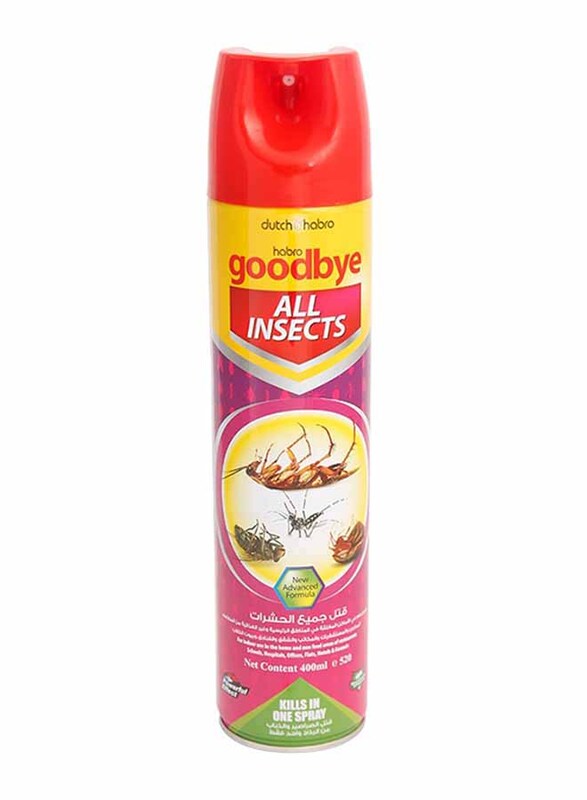 Goodbye Habro Instant Kill All Insects Spray, 1 Piece, 400ml