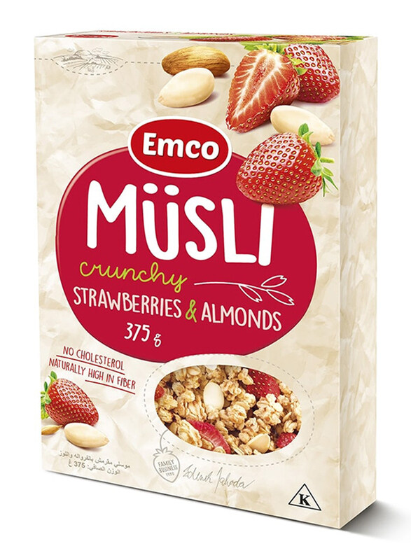 

Emco Strawberries and Almonds Crunchy Museli, 375g