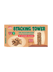 Ankit toys Stacking Tower Wood Blocks Education Board Games, Ages 5+