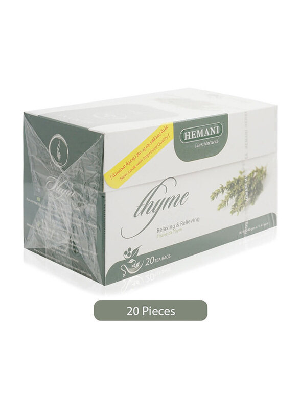 

Hemani Live Natural Thyme Relaxing & Relieving Tea - 20 Pieces
