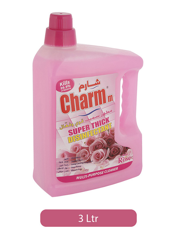Charm Rose Super Thick Disinfectant Multi Purpose Cleaner, 1 Piece, 3 Liters