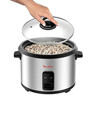 Moulinex 1.8L Rice Cooker, 700W, MK123D27, Silver/Black