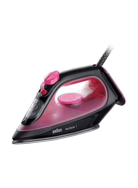 

Braun Steam Iron, 2000W, SI1070, Pink/Black