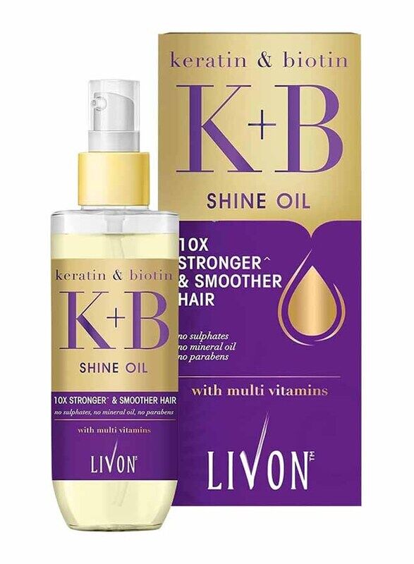 Livon Keratin and Biotin Hair Serum Oil, 100ml