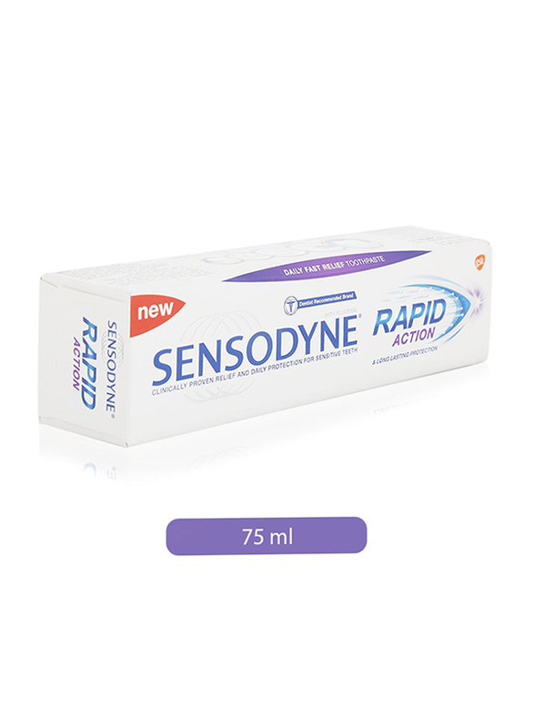 Sensodyne Rapid Action Toothpaste, 75ml