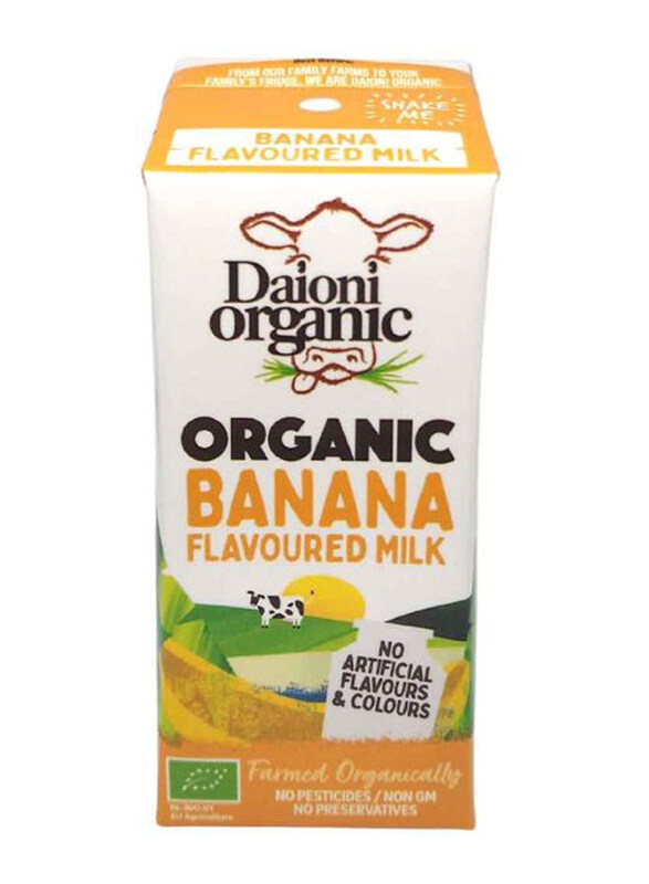 

Daioni Organic Banana Flavour Milk, 200ml