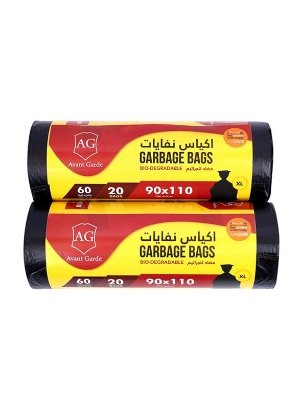 Avant Garde Garbage Bag 90 x 110cm, 2 x 20 Bags