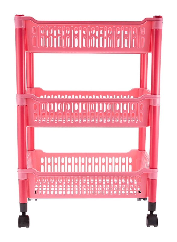 Lion Star A-6 3 Stack Family Rack, 71cm, Pink