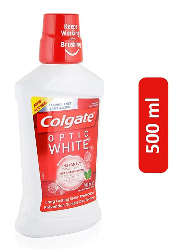 Colgate Optic White Whitening Mouthwash - 500ml