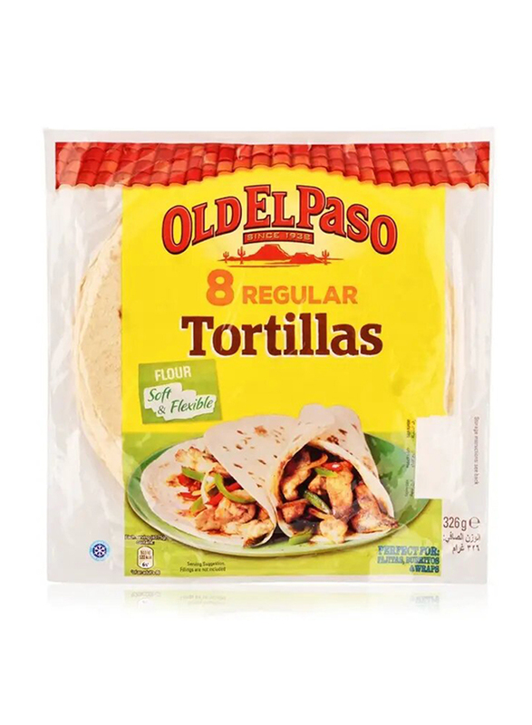 Old El Paso Tortillas Flour, 326g
