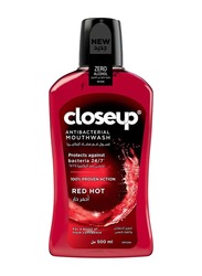 Closeup Antibacterial Mouthwash, Red Hot, 12 x 500ml