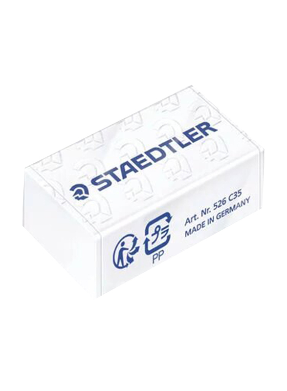 Staedtler 20-Pieces Eraser, 526 C35, White