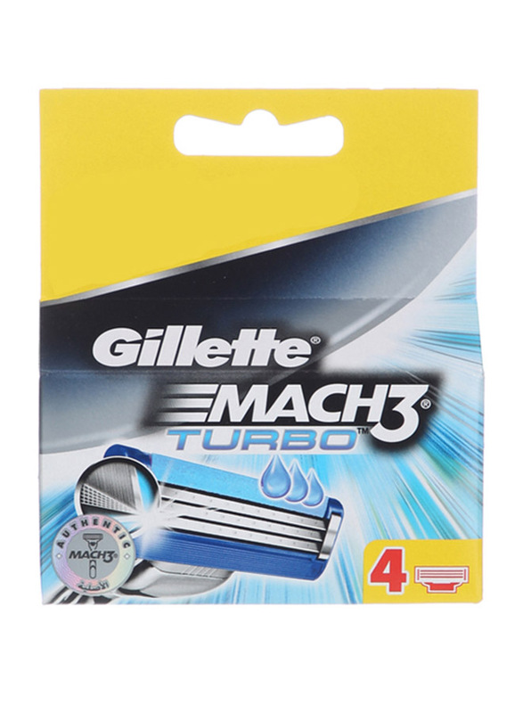 

Gillette Mach3 Turbo Sharper Razor Blades - 4 Pieces