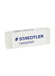 Staedtler 10-Piece Large Rasoplast Pencil Eraser, White