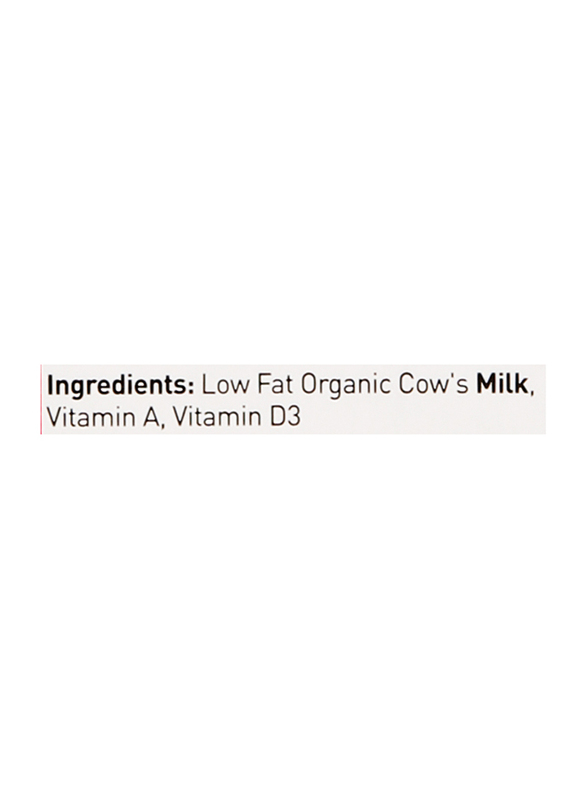 Koita Low Fat Organic Cow Milk, 1 Liter