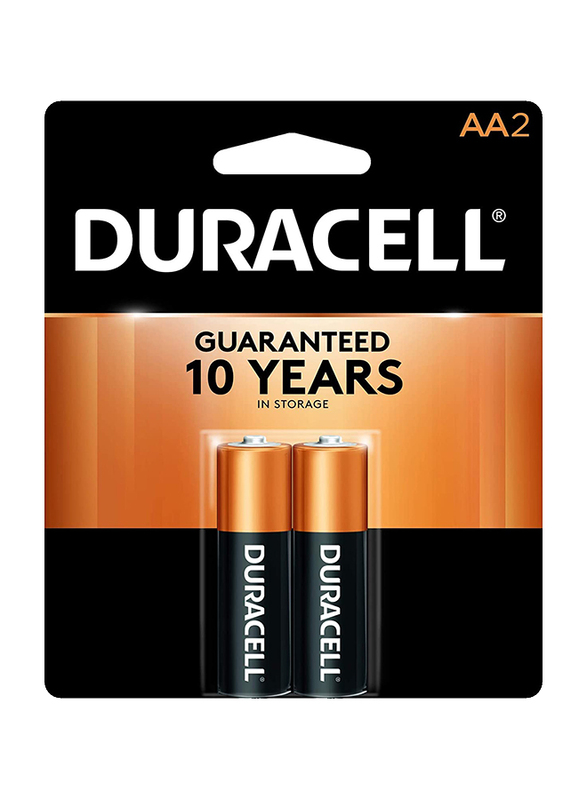 Duracell AAA Alkaline Batteries, 2 Pieces, Black/Copper