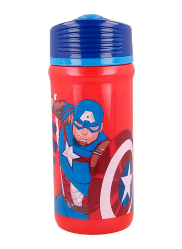 Stor 390ml Avengers Comic Heroes Twister Sport Water Bottle, Multicolour