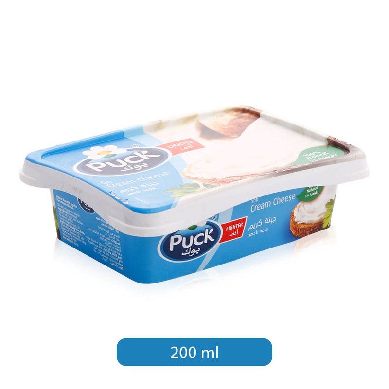 Puck Lighter Soft Cream Cheese, 200 ml