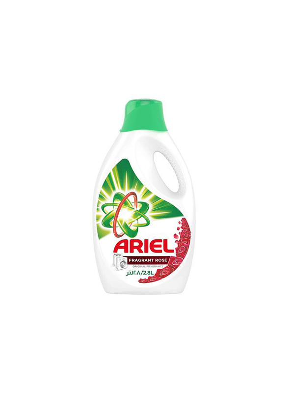 Ariel Fragrant Rose Scent Automatic Power Gel Laundry Detergent, 2.8 Liters