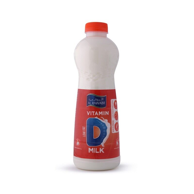 

Al Rawabi Vitamin D Milk Low Fat 1Liters