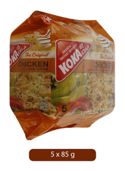 Koka Chicken Flavor Instant Noodles, 5 Pieces x 85g