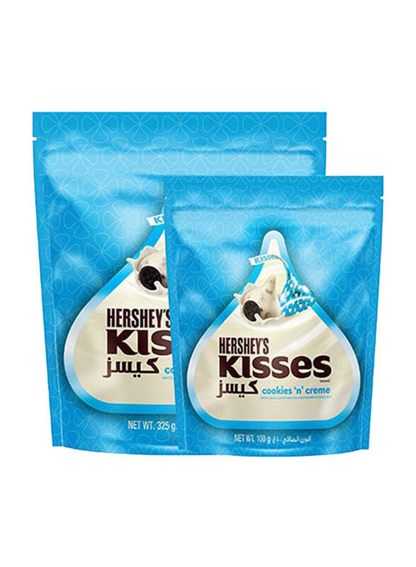 

Hershey's Kisses Cookies n Creme, 325 g + 100g, 2 Pieces