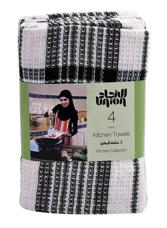 Union Smart Collection Cotton Kitchen Towels - 4 Pieces