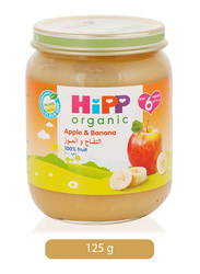 Hipp Organic Apple & Banana Pure Food, 125g