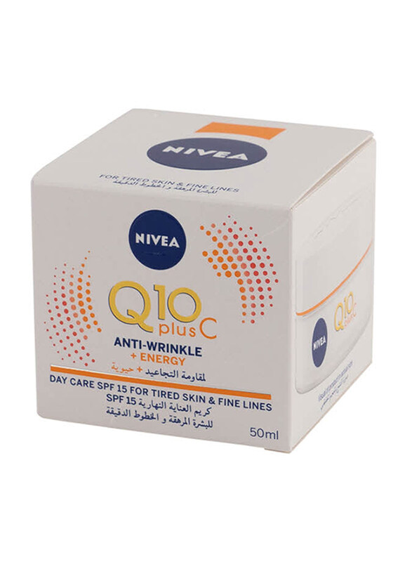 

Nivea Q10 Plus C Anti-Wrinkle + Energy Day Cream SPF15 - 50ml