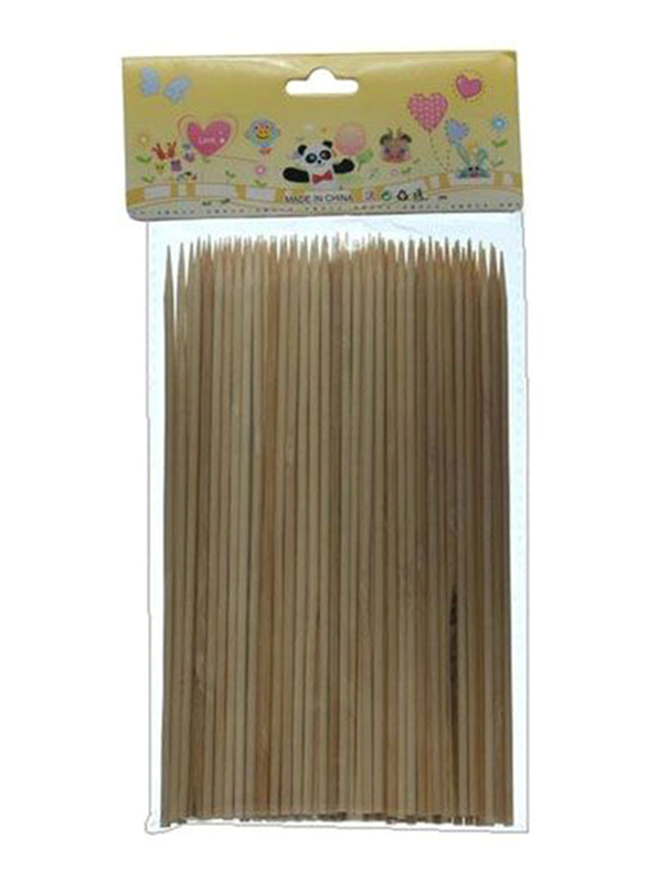 Palmoral 8-inch Traditional Bamboo Skewers Set, Beige
